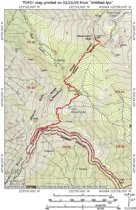East Weaver Lake Trail Climbing, Hiking & Mountaineering SummitPost